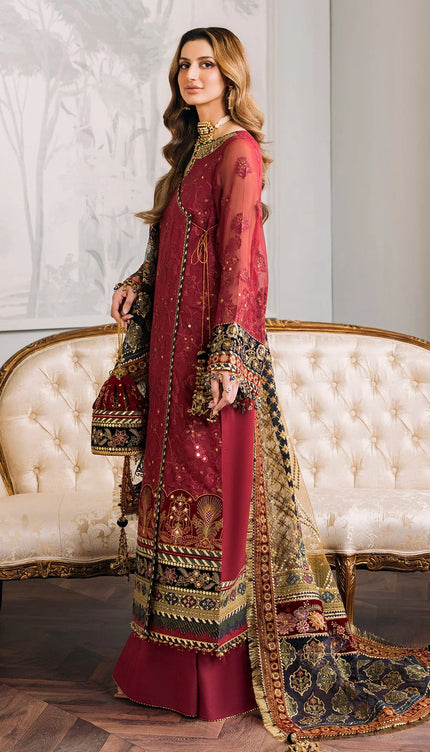 EMBROIDERED CHIFFON CH12-07