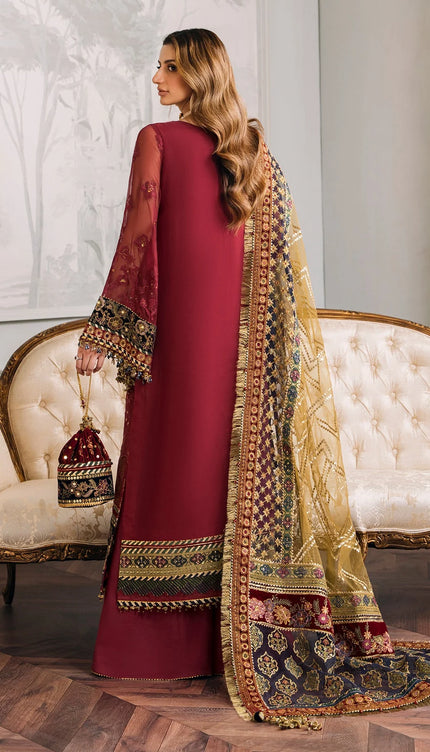 EMBROIDERED CHIFFON CH12-07
