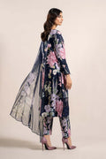 3 Piece Printed Cambric Suit | MPS-2306-B