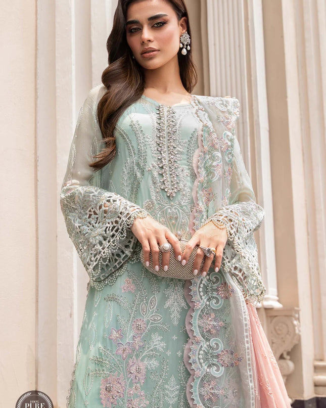 Stitched Chiffon | MPC-23-104 Mint Green