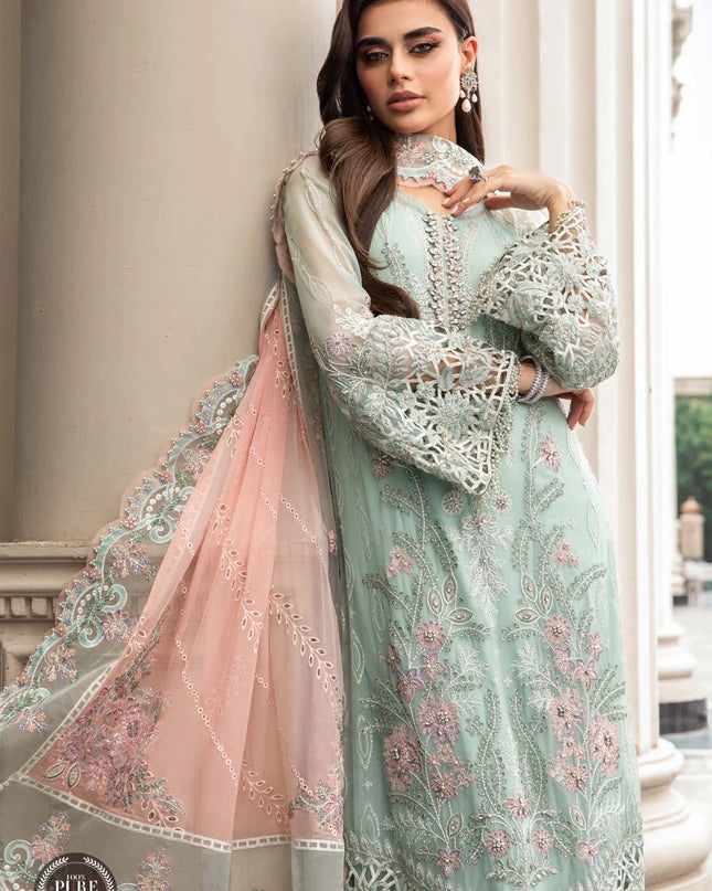 Stitched Chiffon | MPC-23-104 Mint Green