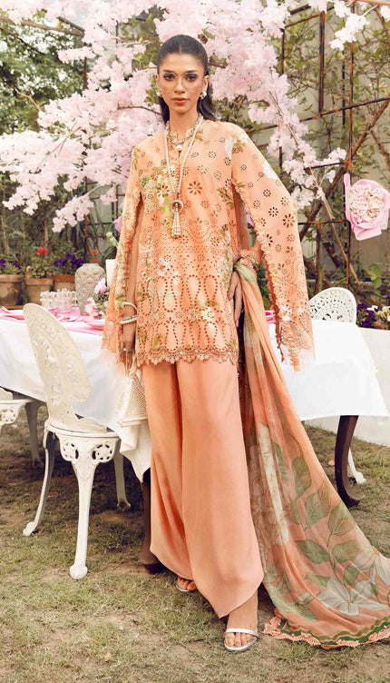 3 Piece Stitched Embroidered Lawn Suit | MPT-2602-A