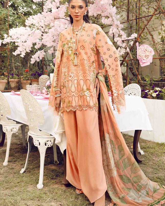 3 Piece Stitched Embroidered Lawn Suit | MPT-2602-A