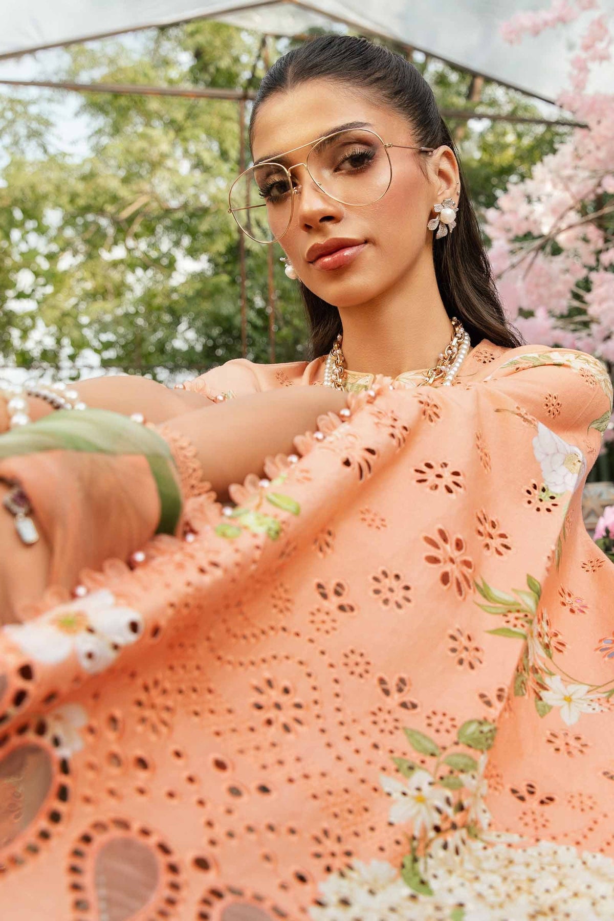 3 Piece Stitched Embroidered Lawn Suit | MPT-2602-A