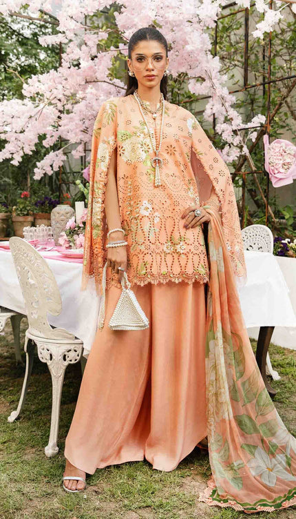 3 Piece Stitched Embroidered Lawn Suit | MPT-2602-A