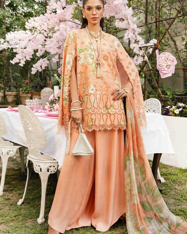 3 Piece Stitched Embroidered Lawn Suit | MPT-2602-A