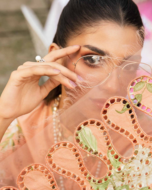 3 Piece Stitched Embroidered Lawn Suit | MPT-2602-A