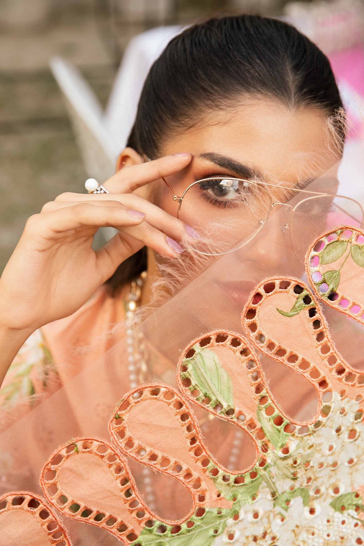 3 Piece Stitched Embroidered Lawn Suit | MPT-2602-A