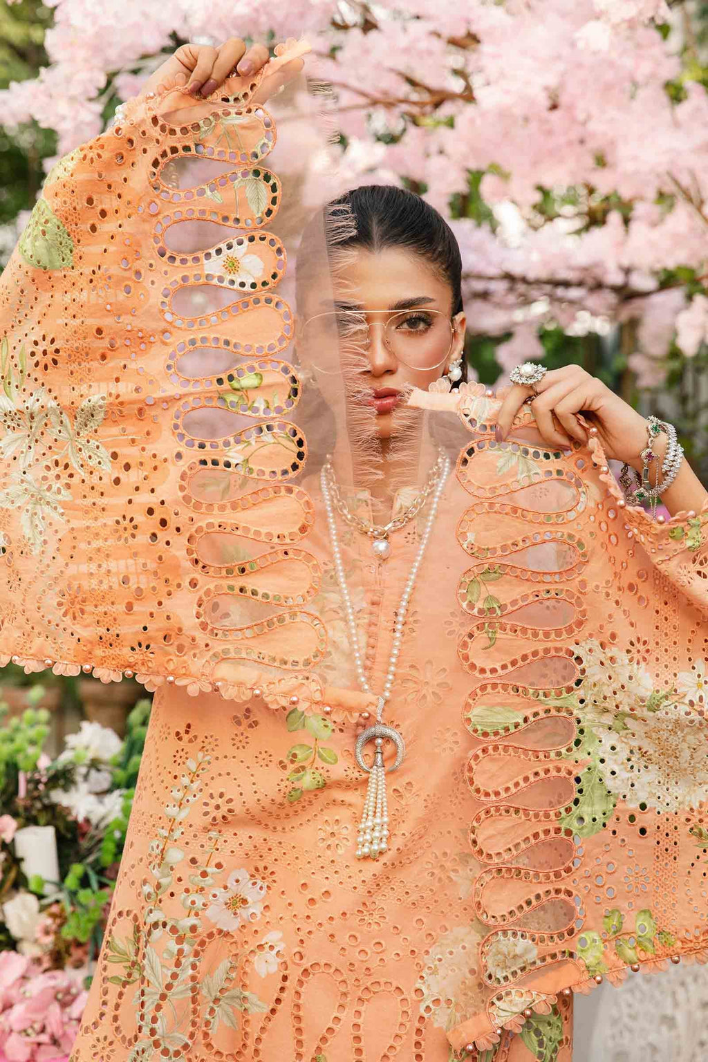 3 Piece Stitched Embroidered Lawn Suit | MPT-2602-A