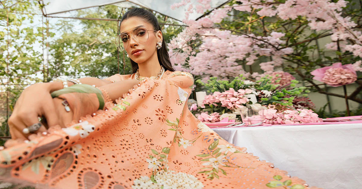 3 Piece Stitched Embroidered Lawn Suit | MPT-2602-A