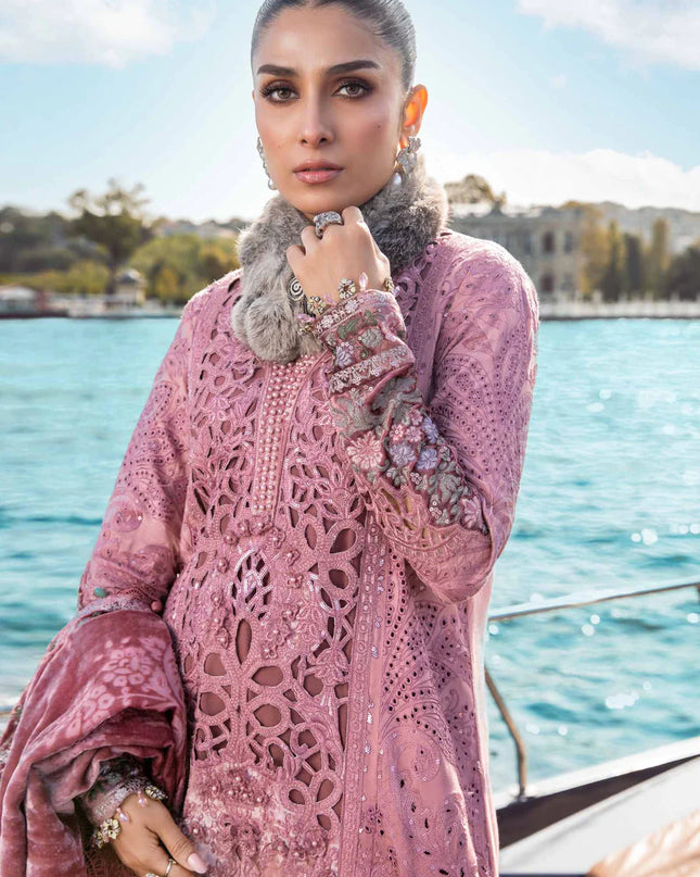 Unstitched Linen | Ash Pink DL-1106