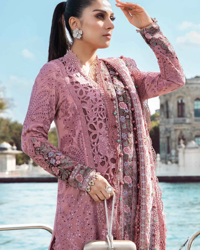 Unstitched Linen | Ash Pink DL-1106