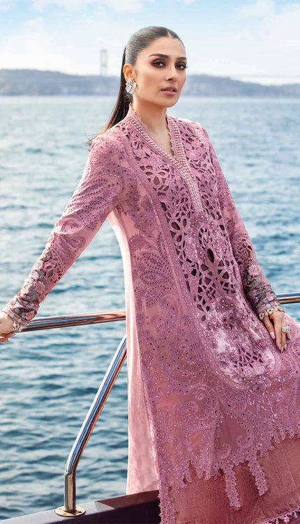 Unstitched Linen | Ash Pink DL-1106
