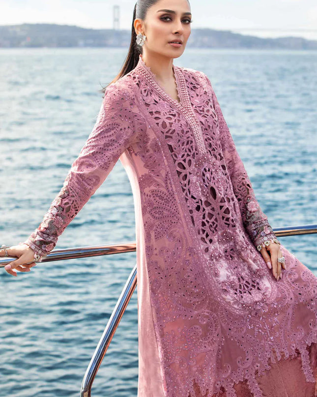 Unstitched Linen | Ash Pink DL-1106