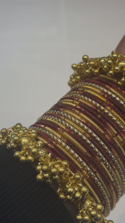 Brown & Golden Bangles