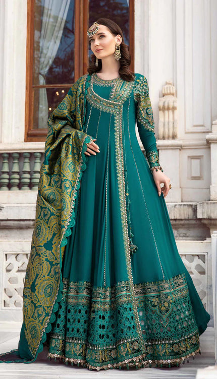 Unstitched Linen | Emerald Green DL-1107