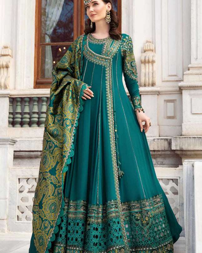 Unstitched Linen | Emerald Green DL-1107