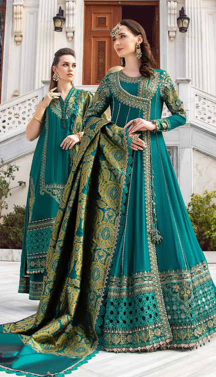 Unstitched Linen | Emerald Green DL-1107