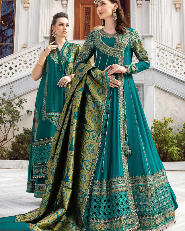 Unstitched Linen | Emerald Green DL-1107