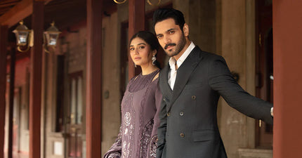 3 Piece Unstitched Embroidered Linen Suit | DL-1202