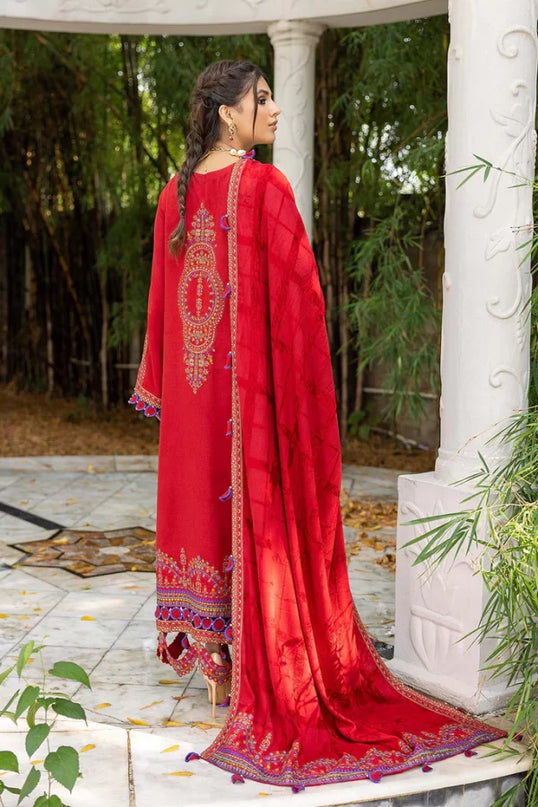 Red Embroidered Dress