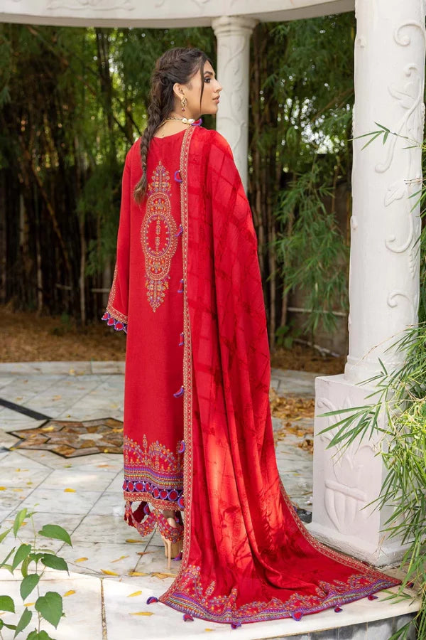 Red Embroidered Dress