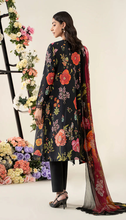 3 Piece Stitched Embroidered Lawn Suit | MPT-2607-B