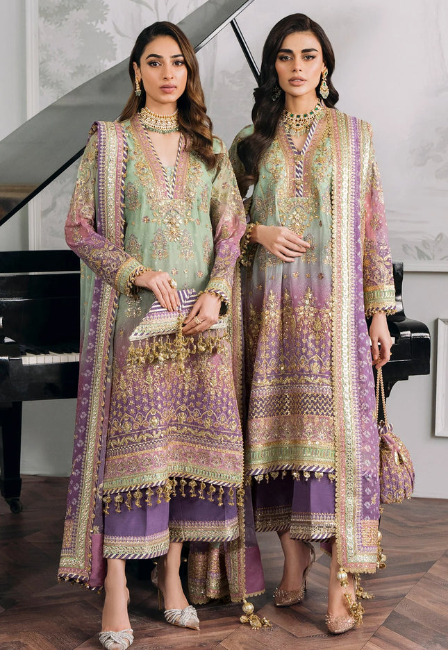 EMBROIDERED CHIFFON CH12-08