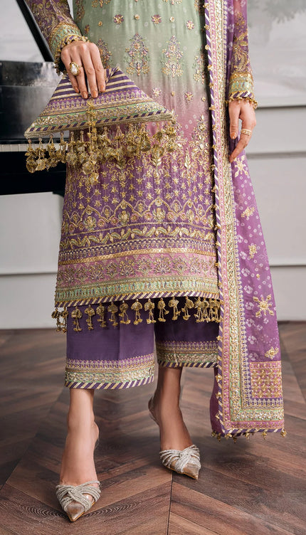 EMBROIDERED CHIFFON CH12-08