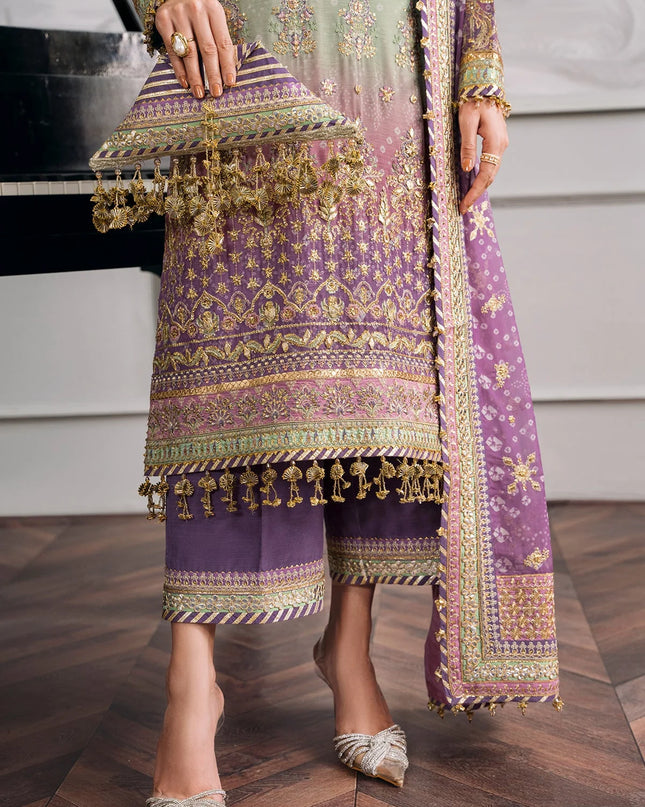 EMBROIDERED CHIFFON CH12-08