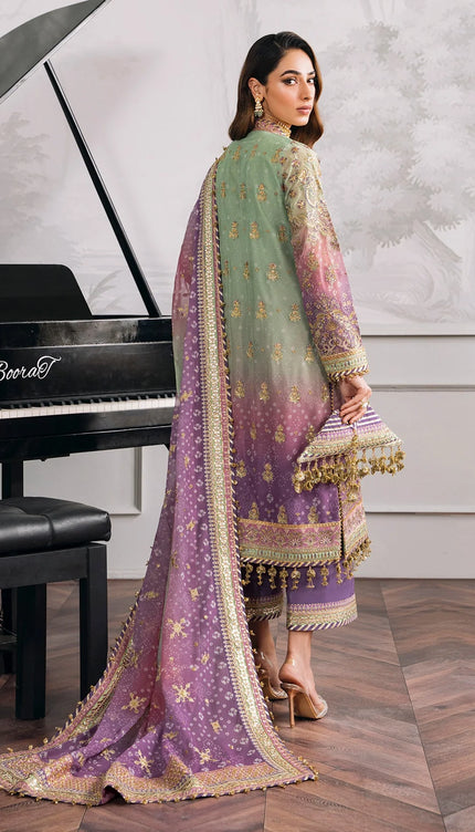 EMBROIDERED CHIFFON CH12-08