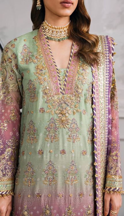 EMBROIDERED CHIFFON CH12-08