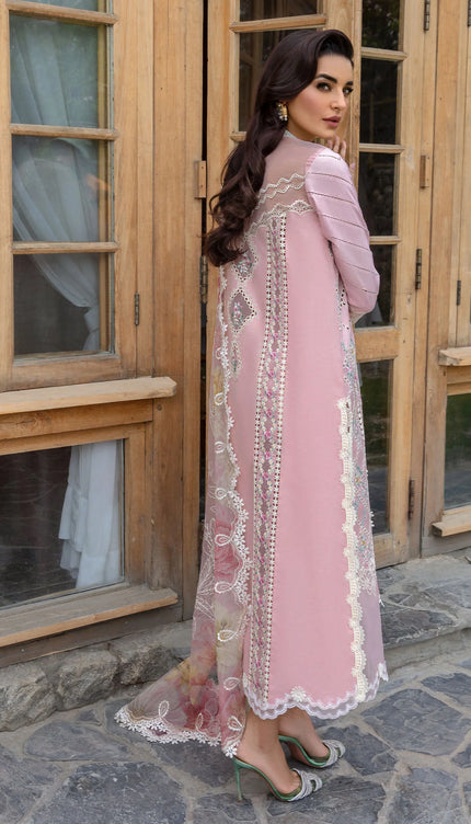 A Floral Mesh - Rose Pink