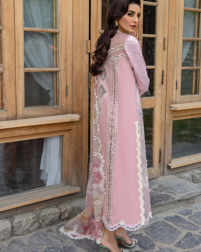 A Floral Mesh - Rose Pink