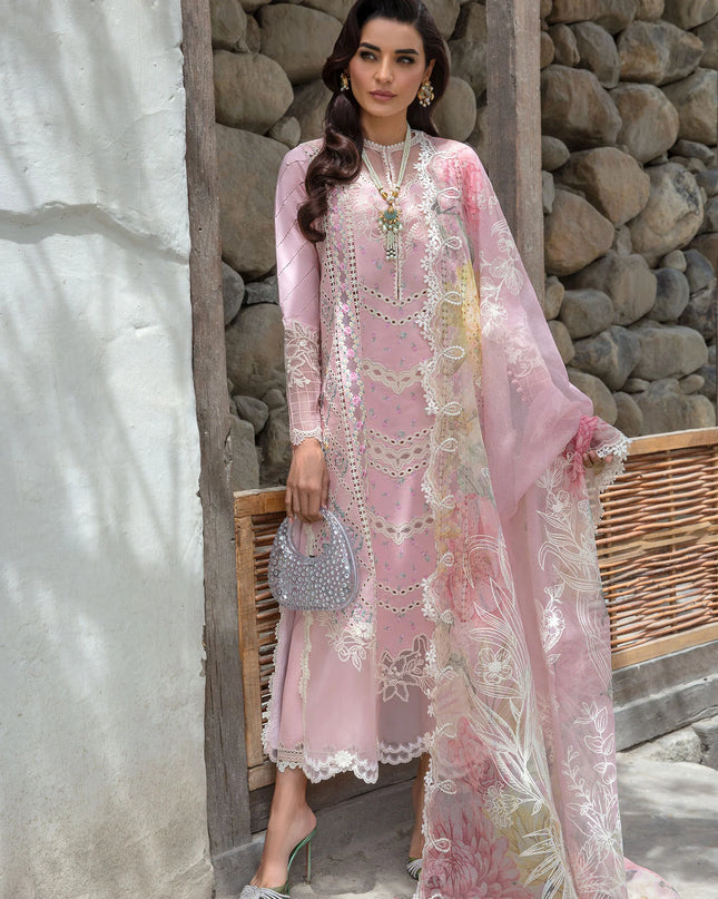 A Floral Mesh - Rose Pink